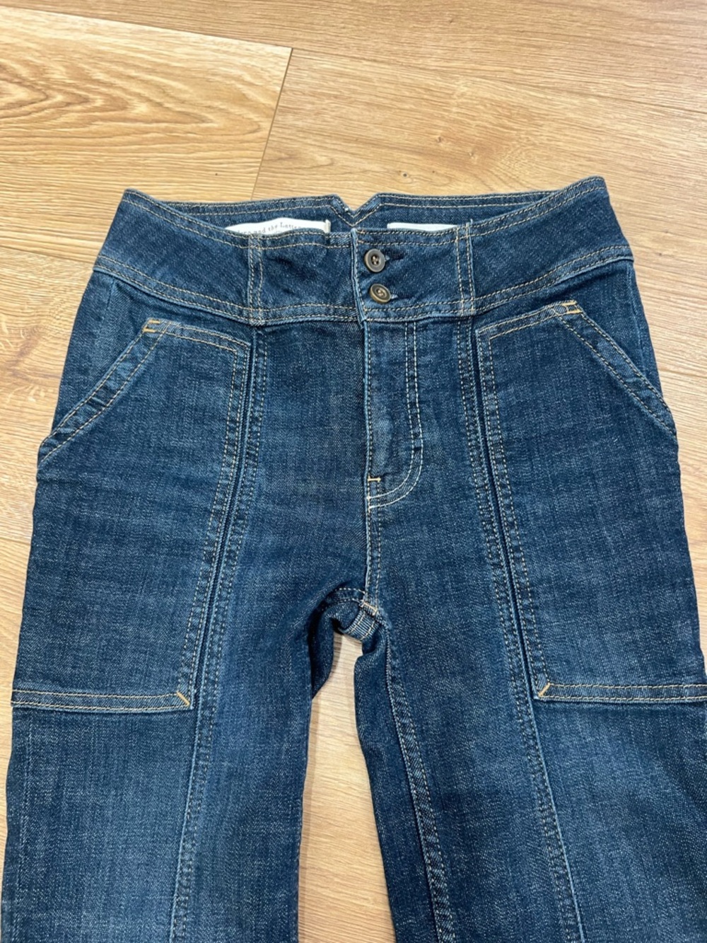 Anthropologie Pilcro & the Letterpress Sz 26 High Rise Trouser Bootcut Jeans - Picture 6 of 14